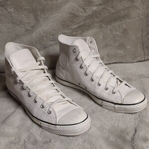 Converse CTAS Embossed Leather High Tops Mens Size 12
